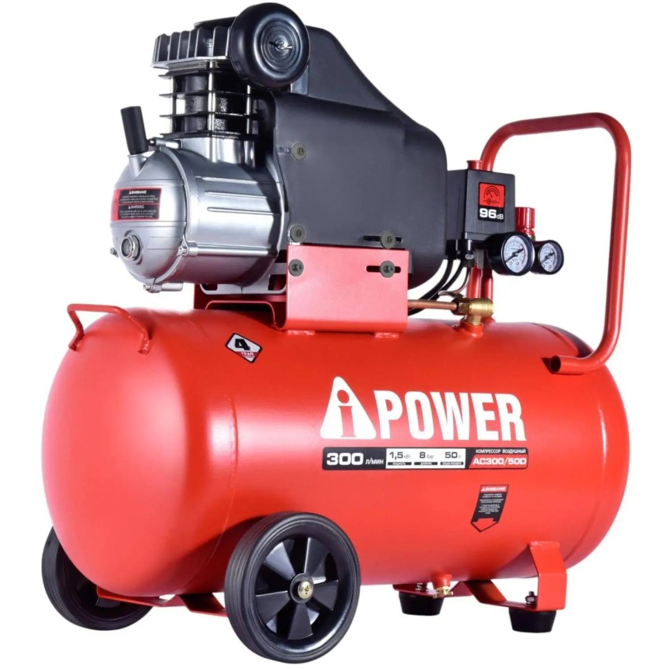 Компрессор поршневой масляный A-iPower AC300/50D (50104) Компрессор поршневой масляный A-iPower AC300/50D (50104)