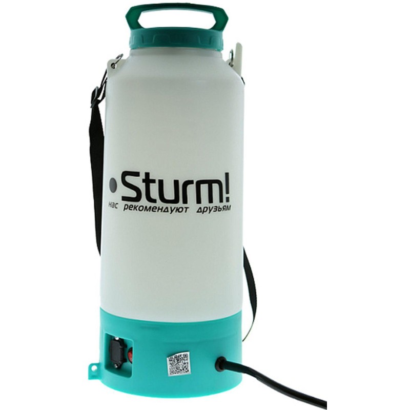 Опрыскиватель садовый ранцевый аккумуляторный Sturm GS8210B, 10 л