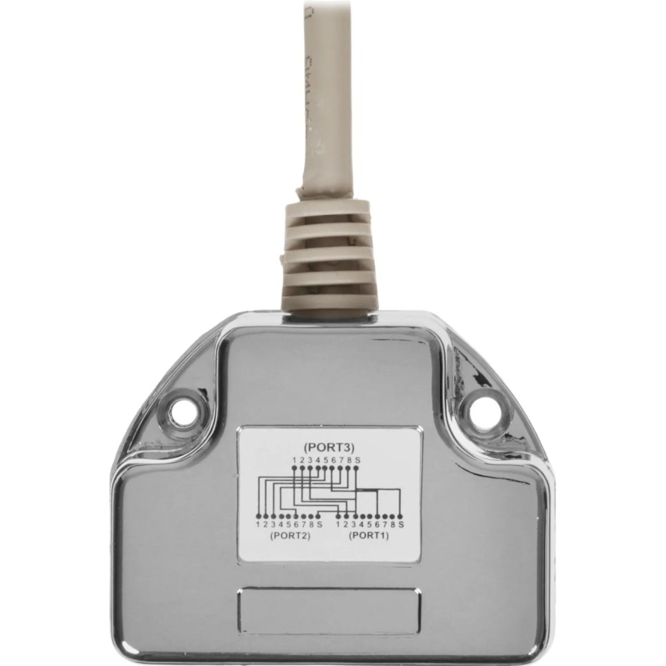 Разветвитель TWT TWT-Y-E2-E2-S Y-адаптер, 2 компьютерных порта Разветвитель TWT TWT-Y-E2-E2-S Y-адаптер, 2 компьютерных порта