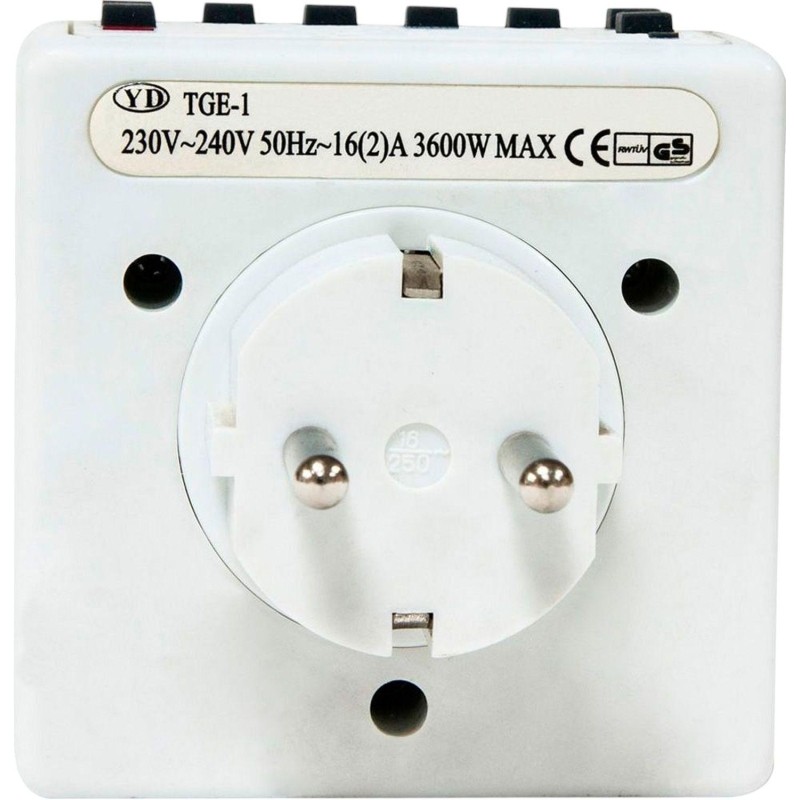 Розетка с таймером (недельная) 3500W/16A 230V, TM21 23215