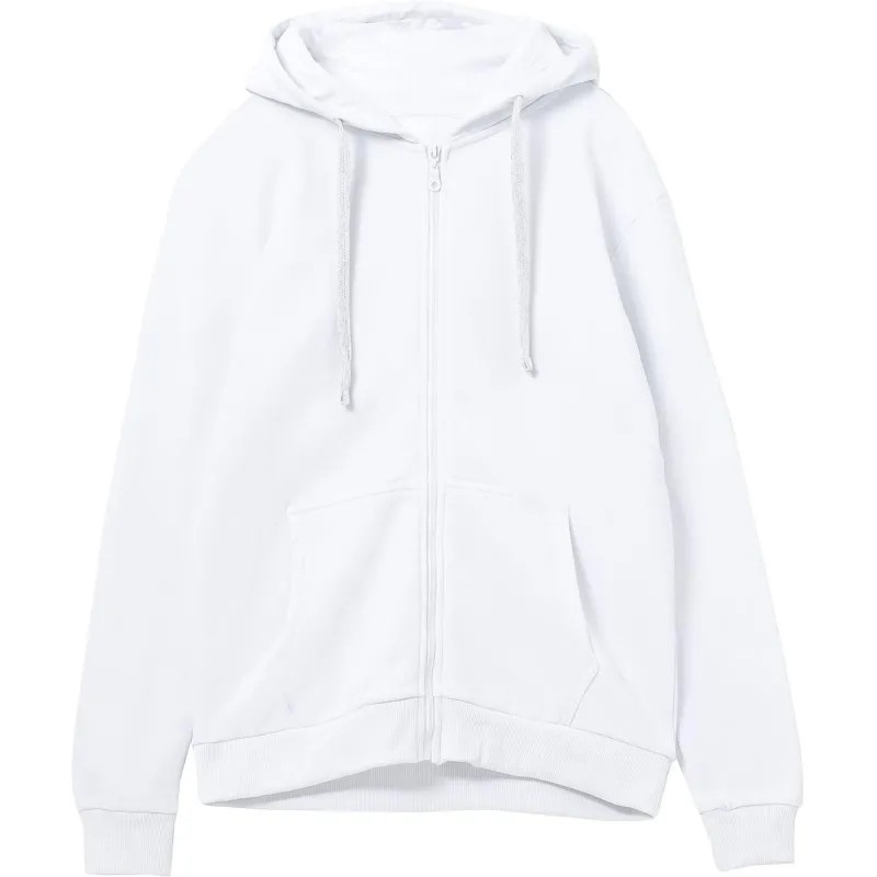 Толстовка на молнии с капюшоном Siverga 2.0,белая, XL