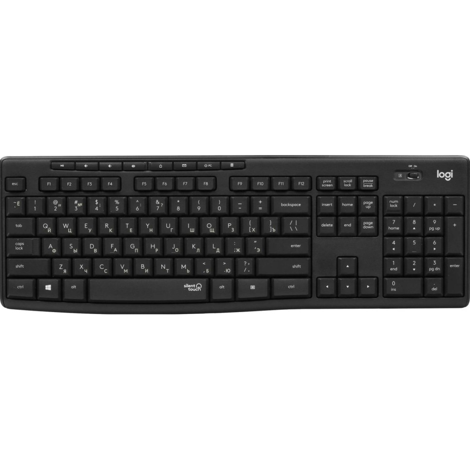 Набор клавиатура+мышь Logitech MK295,черный USB беспровод (920-009813) Набор клавиатура+мышь Logitech MK295,черный USB беспровод (920-009813)