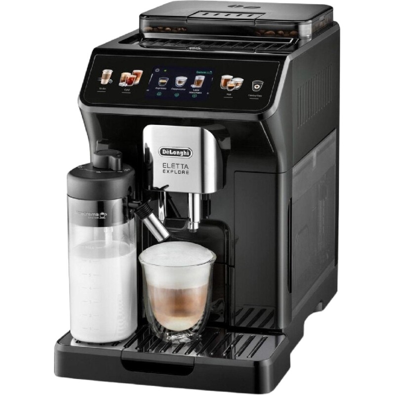 Кофемашина Delonghi Eletta Explore ECAM450.55.G 1450Вт серебристый/черный