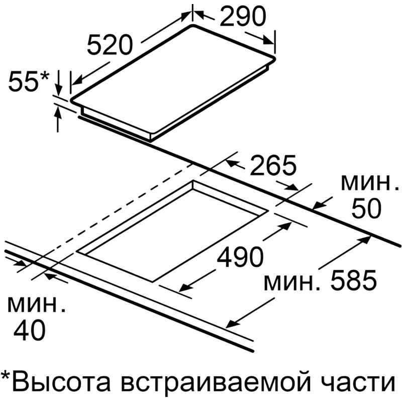 Варочная панель индукционная MAUNFELD CVI292WH