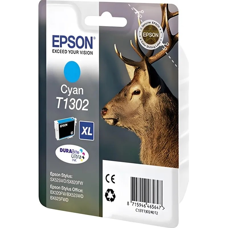 Картридж струйный Epson C13T13024012 гол. пов.емк. для WF-7015/7515