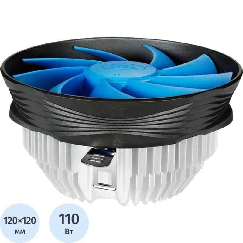 Кулер DEEPCOOL GAMMA ARCHER PRO PWM S1155/56/50/AM2/2+/3/3+, 110W, PWM