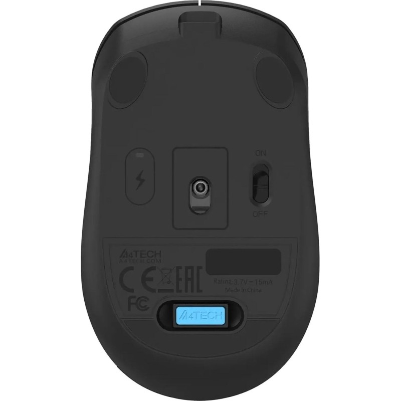 Мышь компьютерная A4Tech Fstyler(FG15CS AIR2 BLACK)чер.1200dpi silentUSB 3b