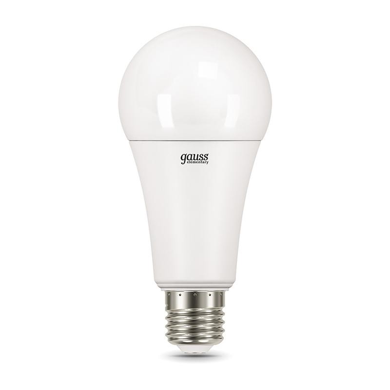 Лампа светодиодная Gauss Elementary 30W E27 A67 4100K 2360lm 73229