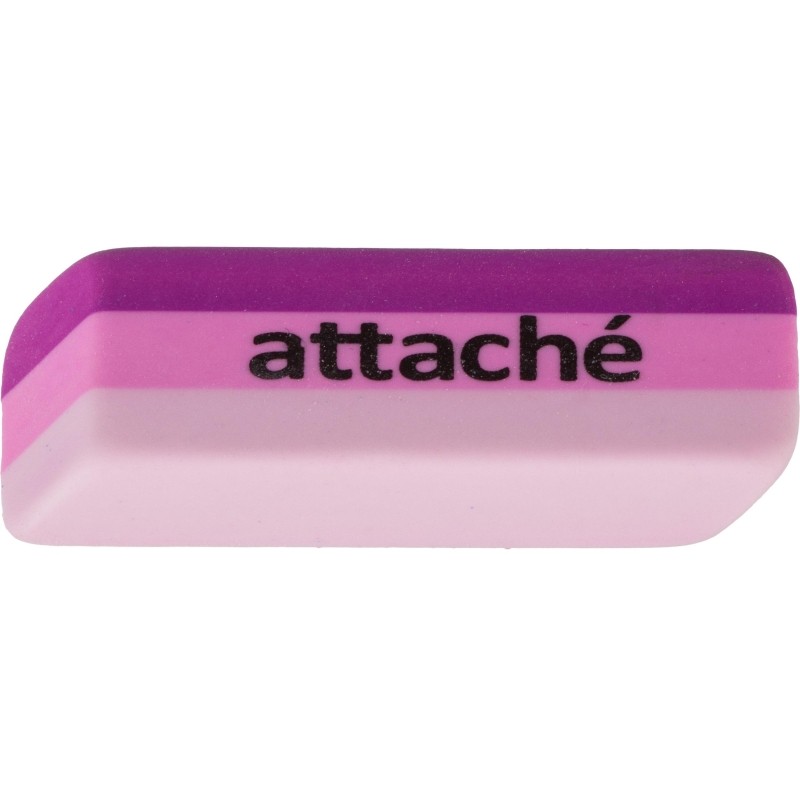 Ластик Attache прямоуг. скош., 49x19x8 мм, термопл.каучук, ассорти
