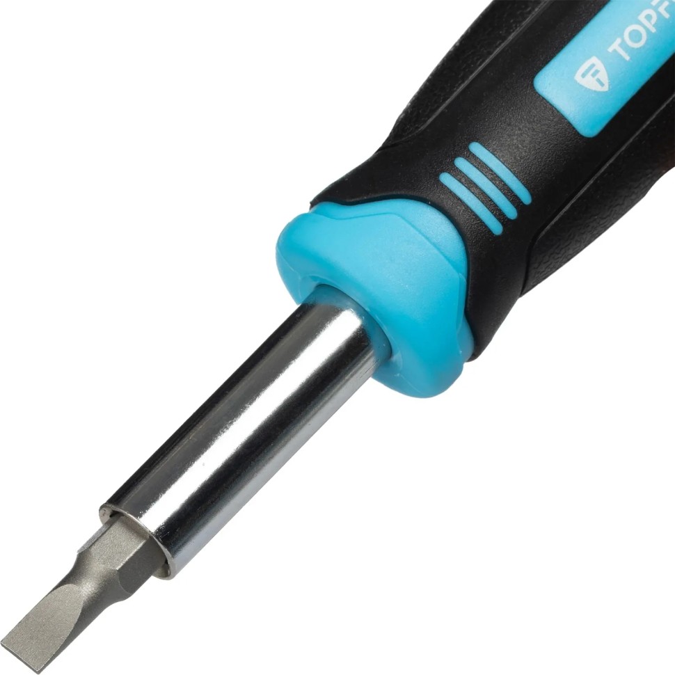 Набор отверток Topfort с трещоткой, битами, головками, 78 предм (9113478)