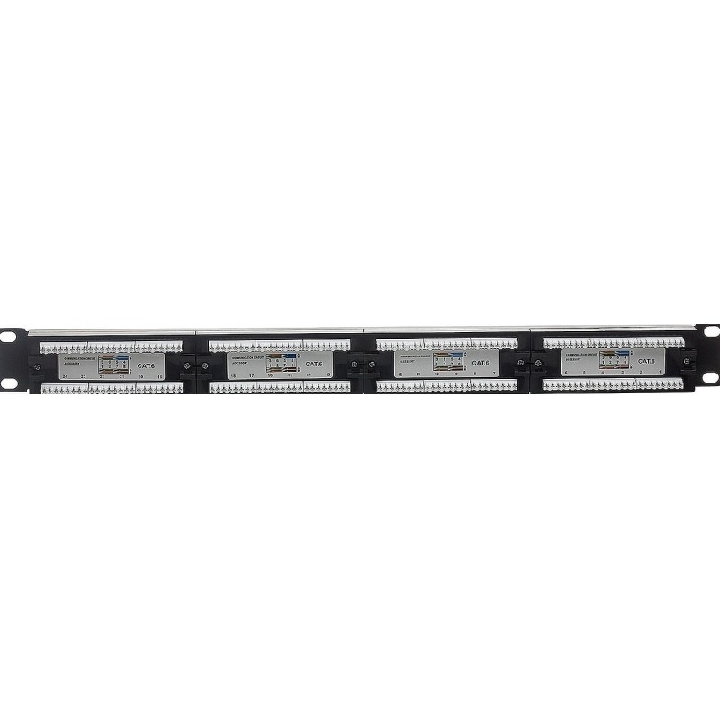 Патч-панель ExeGate EPP3-19-24-8P8C-C6-110D, 24 port, cat.6  &lt;EX281080RUS