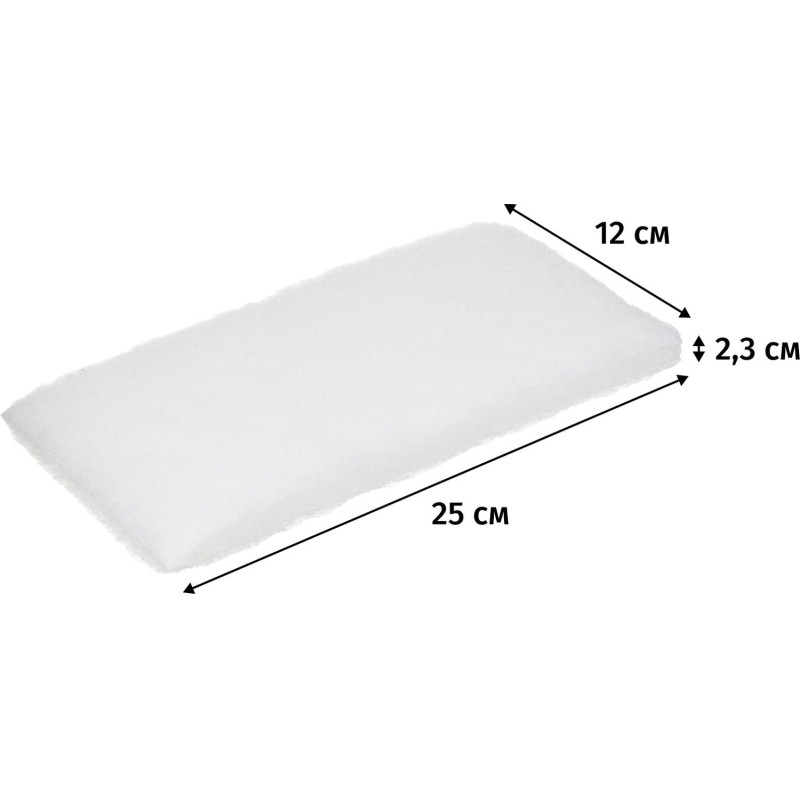 Пад ручной Блок абразивный Т614 White 120х250мм