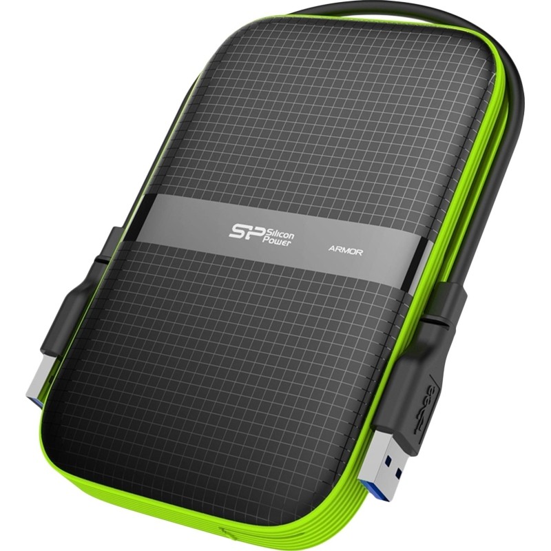 Портативный HDD Silicon Power Armor A60 1 TB USB 3.2, черный, пластик