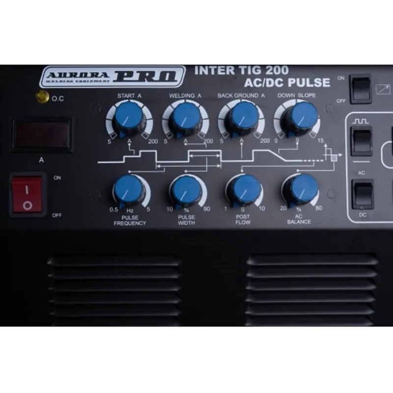 Сварочный аппарат аргоно-дуговой Aurora Pro INTER TIG200 AC/DC PULSE Mosfet