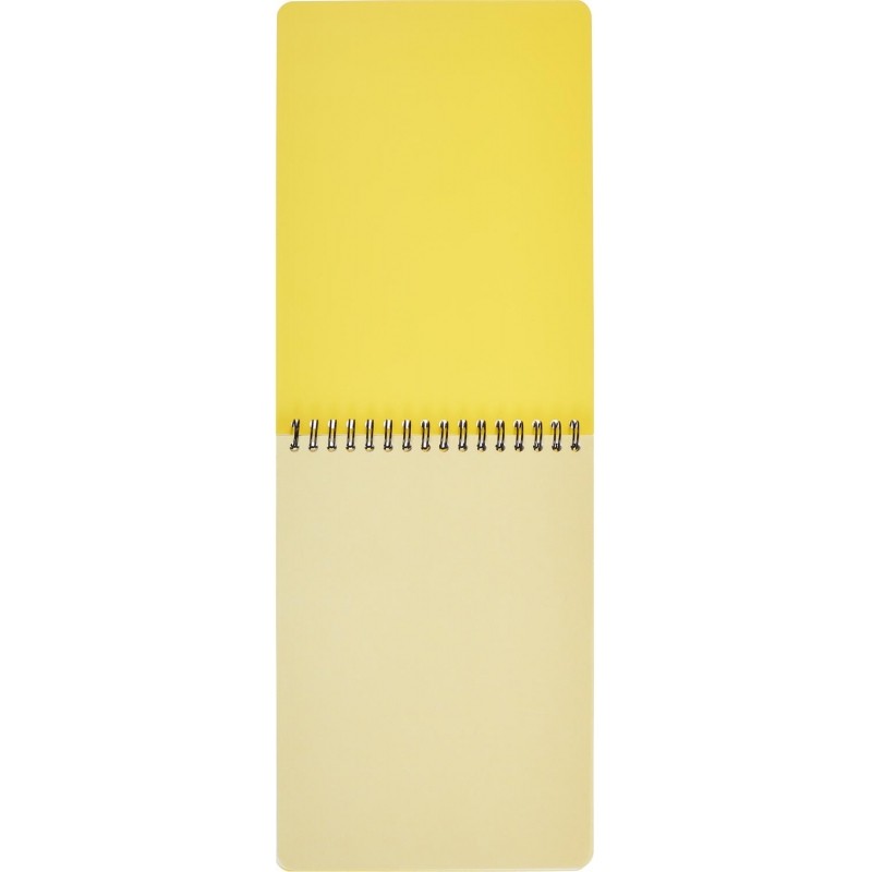 Блокнот А5,60л,кл,спир,пласт.обл,тонир.бл. Attache Bright colours Желтый