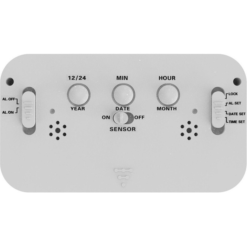 Часы-будильник Ritmix CAT-100 White