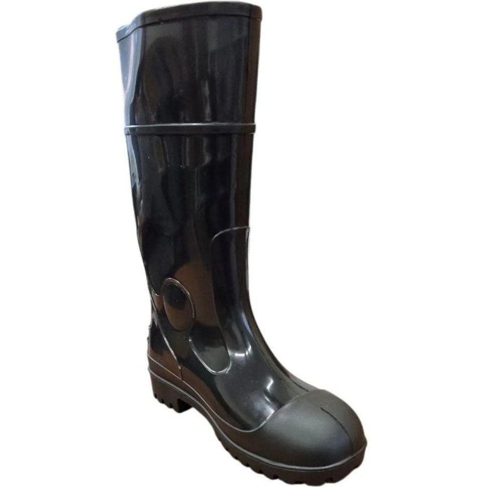 Сапоги ПВХ с МП и МС мужские цв.черный (р.39) Сапоги ПВХ с МП и МС мужские цв.черный (р.39)