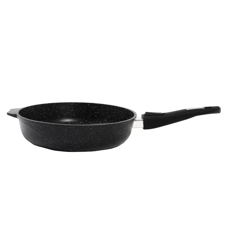 Сковорода Гранит black Induction Pro со съем/руч, индукц, АП, D28см 028802И