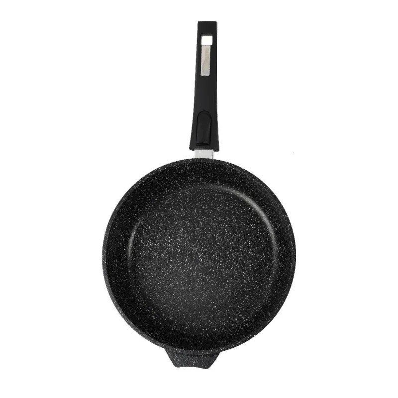Сковорода Гранит black Induction Pro со съем/руч, индукц, АП, D28см 028802И