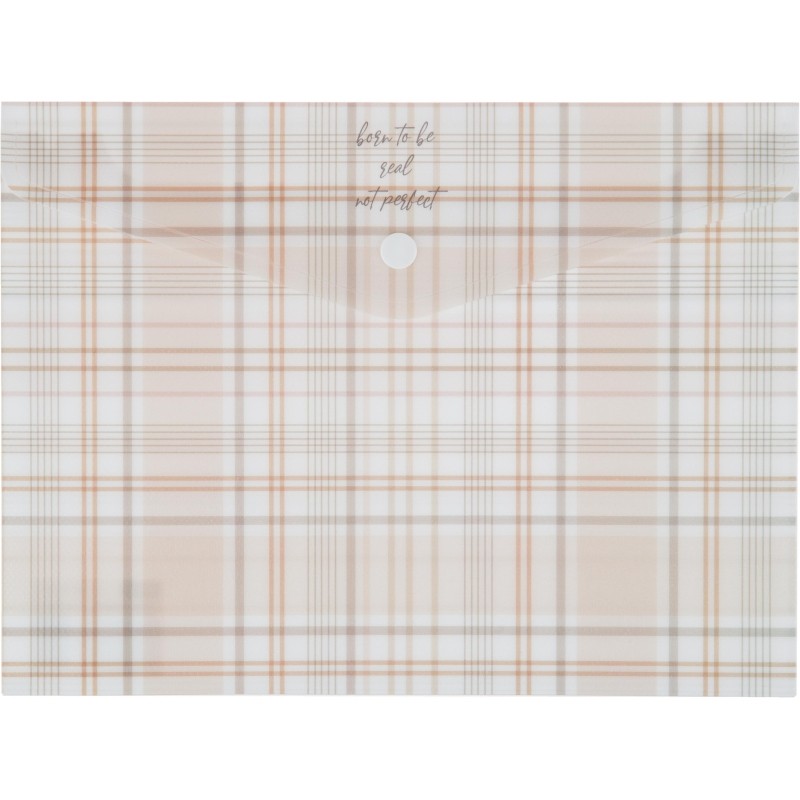 Папка-конверт на кнопке А5 Attache Selection Casual, РР, 2шт/уп, 180мкм