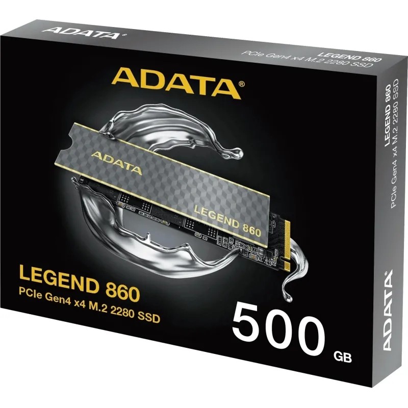 SSD накопитель ADATA LEGEND 860 500GB M.2 PCIe4.0x4(SLEG-860-500GCS)