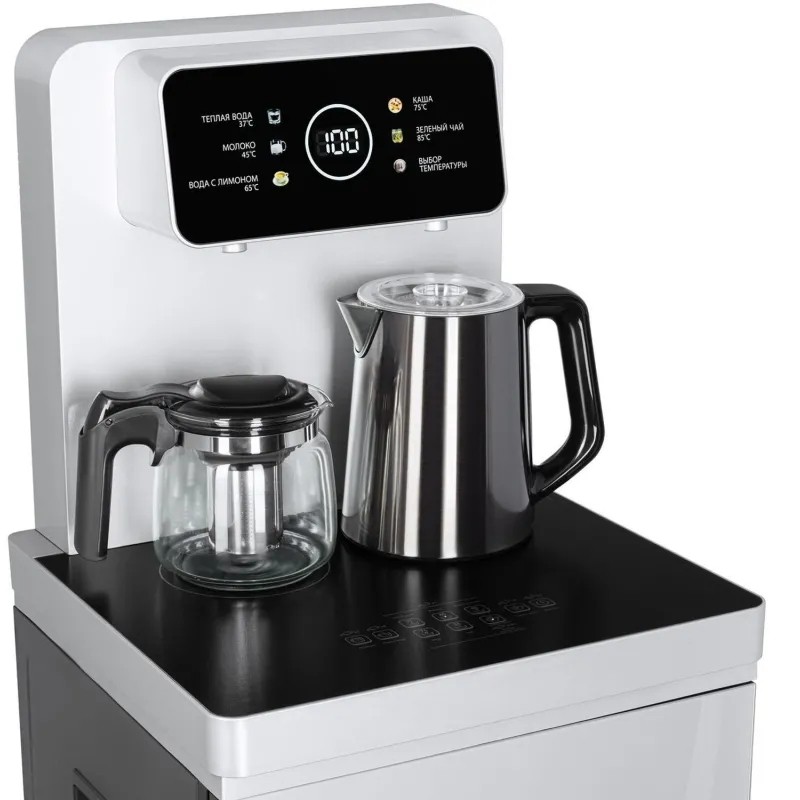 Кулер Ecotronic TB19-LNR Arctic Grey с чайным столиком Тиабар