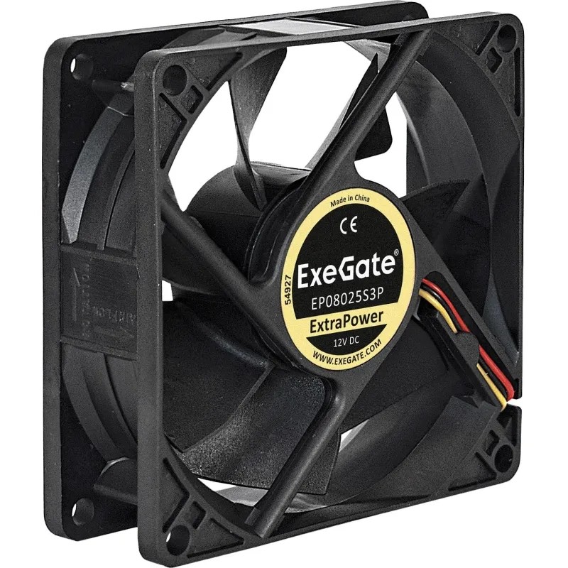 Вентилятор Exegate EX166174RUS Mirage-S 80x80x25, 2000 RPM, 23dB, 3pin