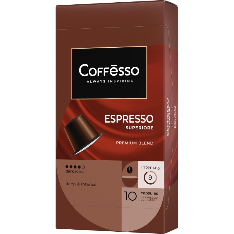 Кофе в капсулах Coffesso Ассорти 4 вкуса эс
