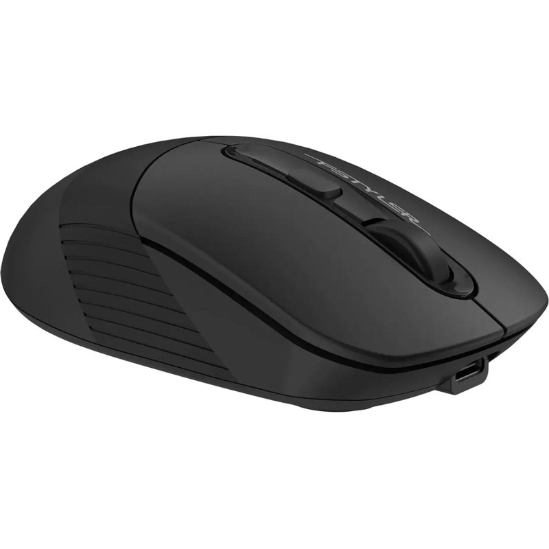 Мышь компьютерная A4Tech Fstyler(FB10CS USB STONE BLACK)2000dpi sil.BT/R 4b