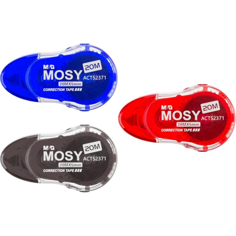 Корректирующая лента M&amp;G Mosy 5мм x 21м, цвет в ассортименте, в блистере