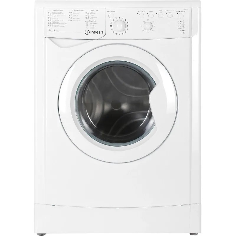 Стиральная машина Indesit EcoTime IWSB 5105 белый 869990629100