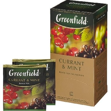 Чай Greenfield Currant and Mint черный фольгир. 25пак/уп 1249-10,738743