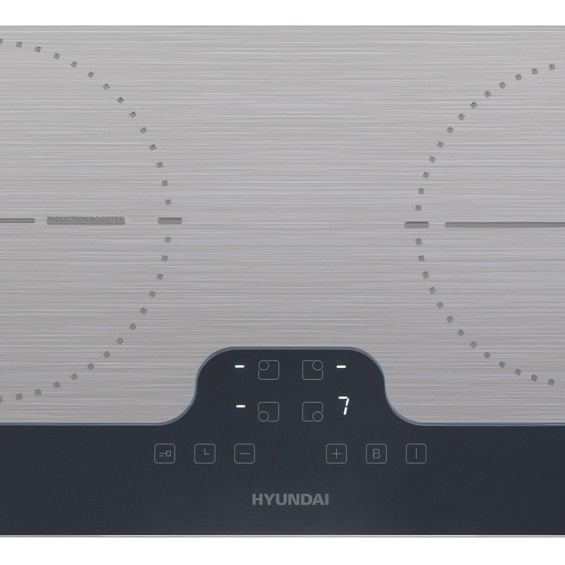 Варочная панель Hyundai HHI 6772 GR,индукционная,серебристый