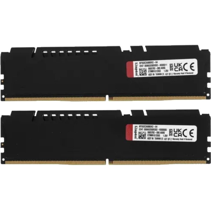 Модуль памяти Kingston KF552C36BBEK2-64 DDR5 2x 32ГБ 5200МГц,DIMM