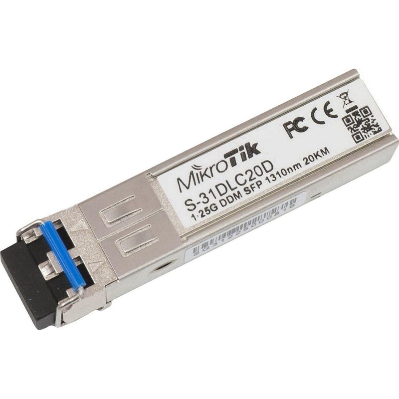 Трансивер MikroTik SFP (S-31DLC20D) 1.25G SM 20km 1310nm Dual LC-connector