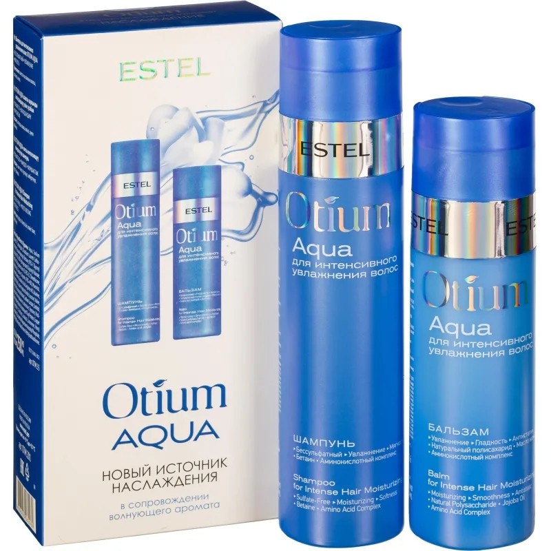 Подарочный набор OTIUM AQUA для интенсив увлаж волос шмп250блз 200OTM.201 ж Подарочный набор OTIUM AQUA для интенсив увлаж волос шмп250блз 200OTM.201 ж