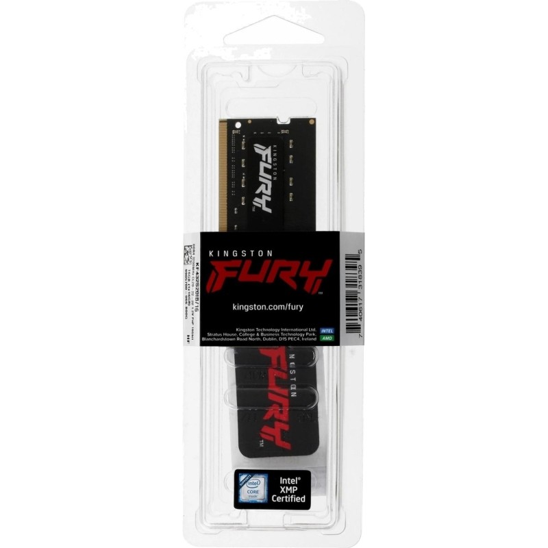 Модуль памяти Kingston DDR4 SODIMM 16Gb 3200МГц (KF432S20IB/16)