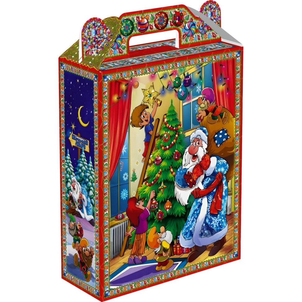 Новогодний сладкий подарок Азбука Праздника Мастерская гномов 1000 г