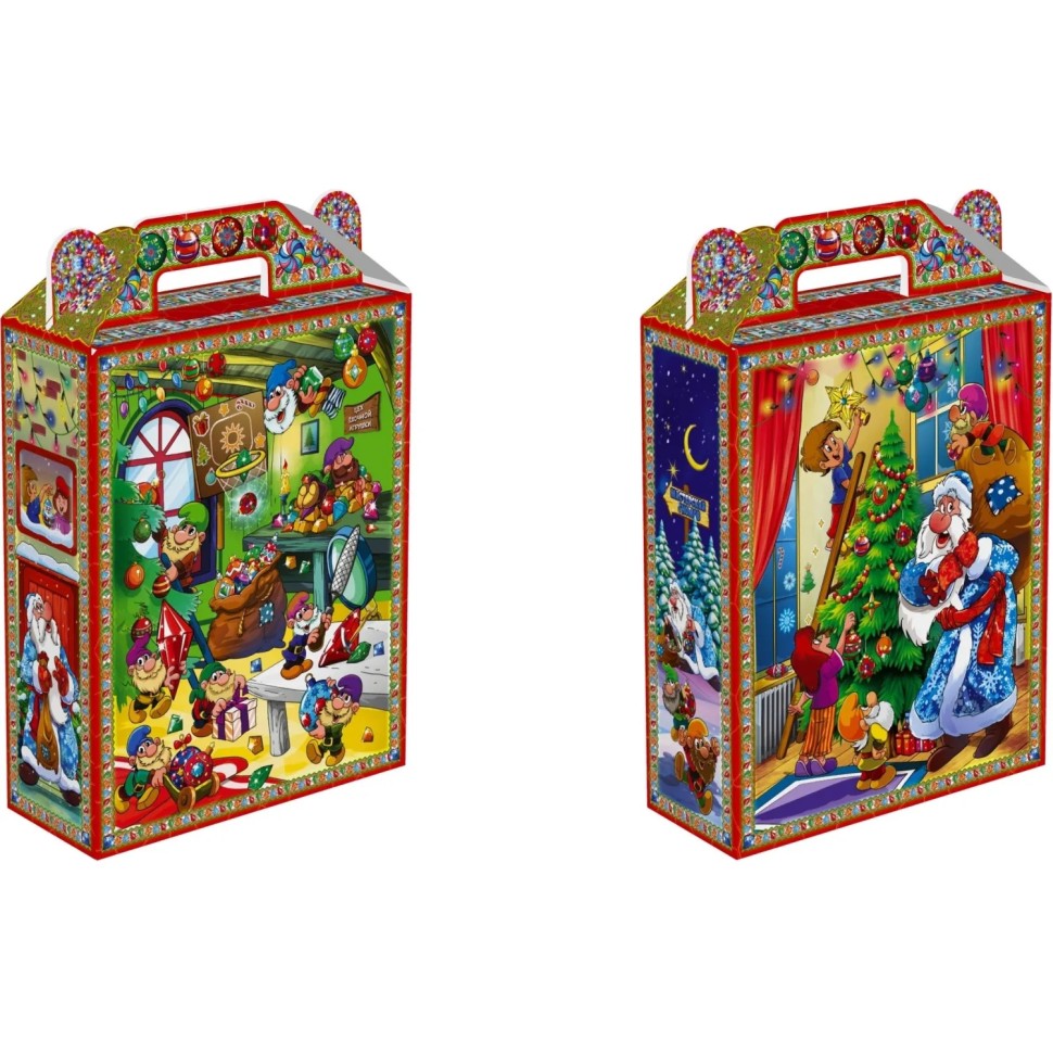 Новогодний сладкий подарок Азбука Праздника Мастерская гномов 1000 г