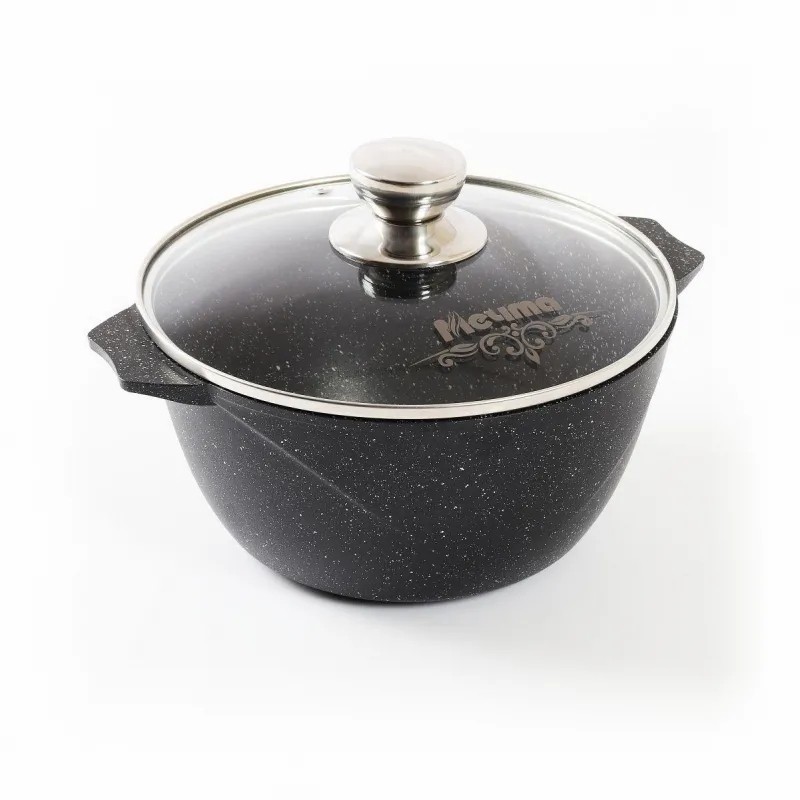 Кастрюля индукционная АП 4л, Гранит black Induction Pro, (44802И)
