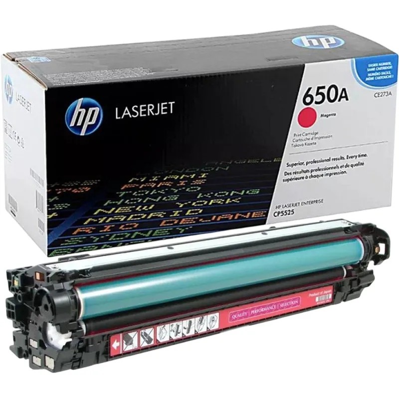 Картридж лазерный контрактный HP 650A пурпурный (15000 стр) [CE273AC