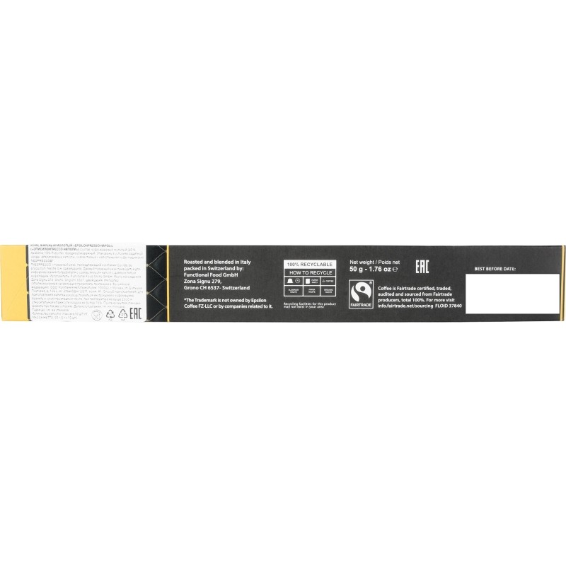Кофе в капсулах Epsilonpresso Napoli 10 шт/уп