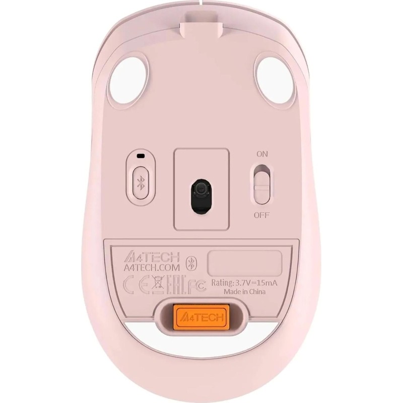 Мышь компьютерная A4Tech Fstyler (FB10CS USB BABY PINK)2000dpi BT/R USB 4b