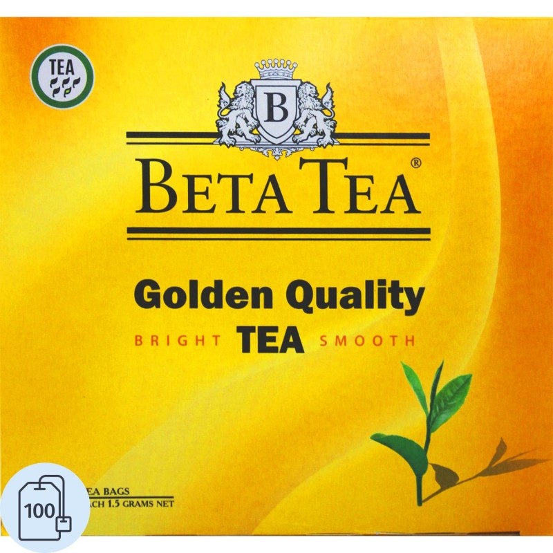 Чай Beta Tea Золотое качество черный 1,5гx100пак