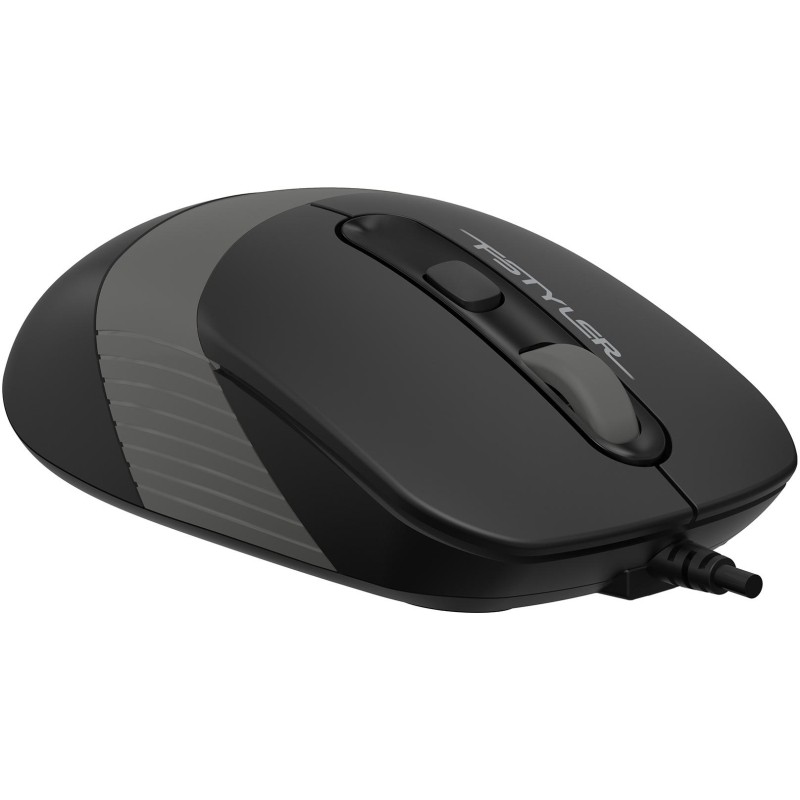 Мышь компьютерная A4Tech Fstyler FM10ST серый 1600dpi silent USB/4but