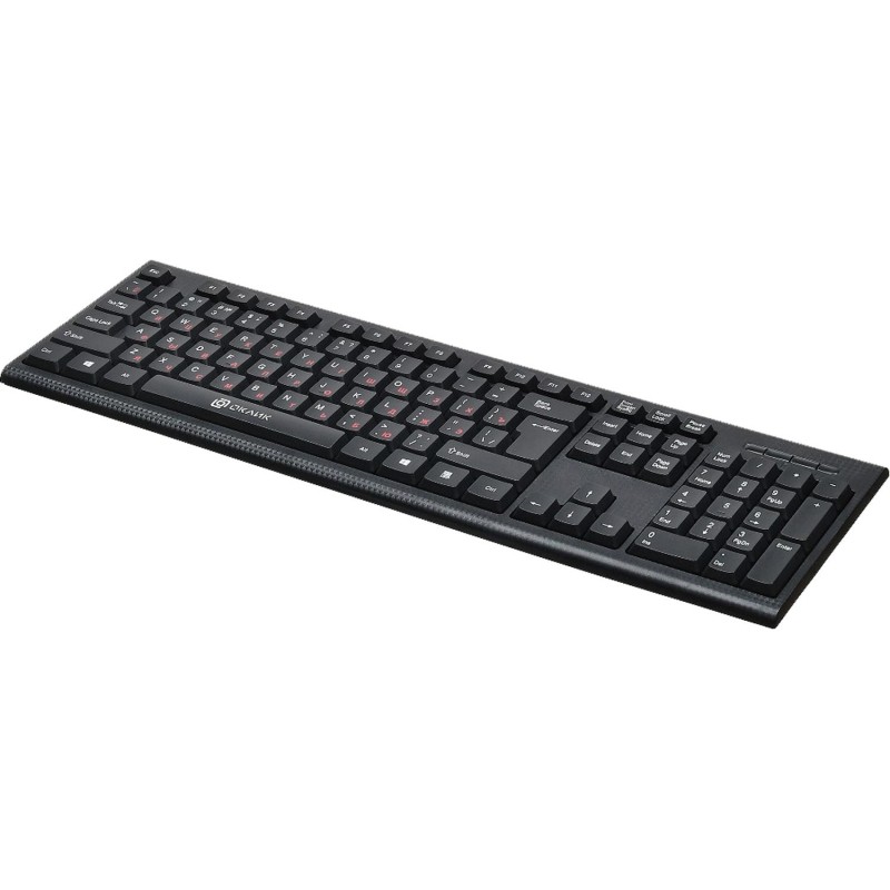 Клавиатура Oklick 120M USB черная