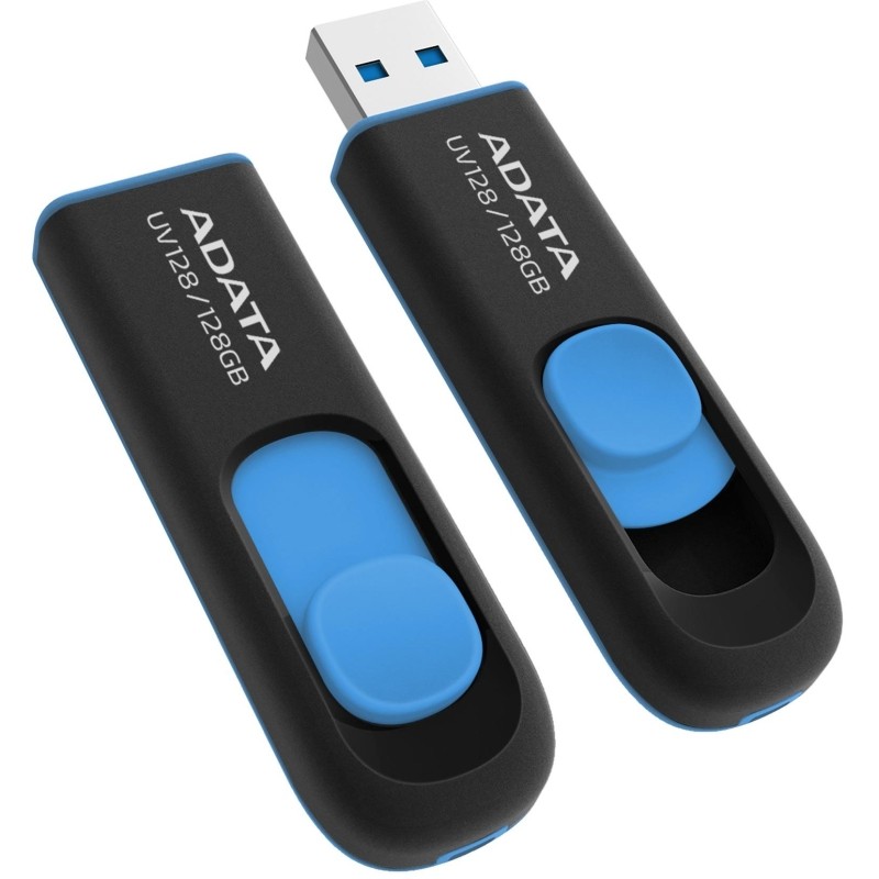 Флеш-память ADATA UV128, 128GB, AUV128-128G-RBE