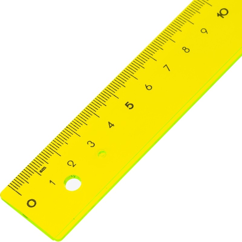 Линейка 30см Attache Bright Colours желтая