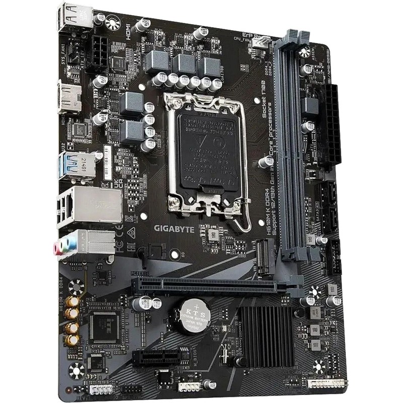 Материнская плата Gigabyte H610M K DDR4 2.0, H610 s1700 mATX