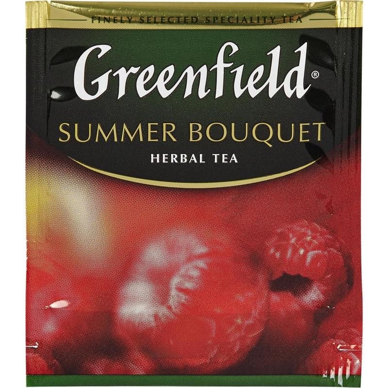 Чай Greenfield Summer Bouquet фруктов.фольгир. 100 пак/уп 0878-09 Т